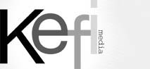 Kefi Media Logo & Link to Homepage